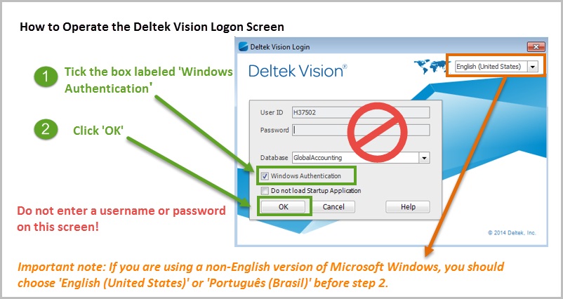 Authenticating with Windows